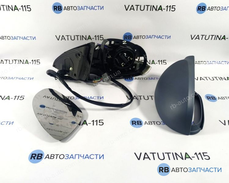 7407M04 Дзеркало R ел. +обігрів. +покаж.пов. +підсв. - пам'ять +склад.